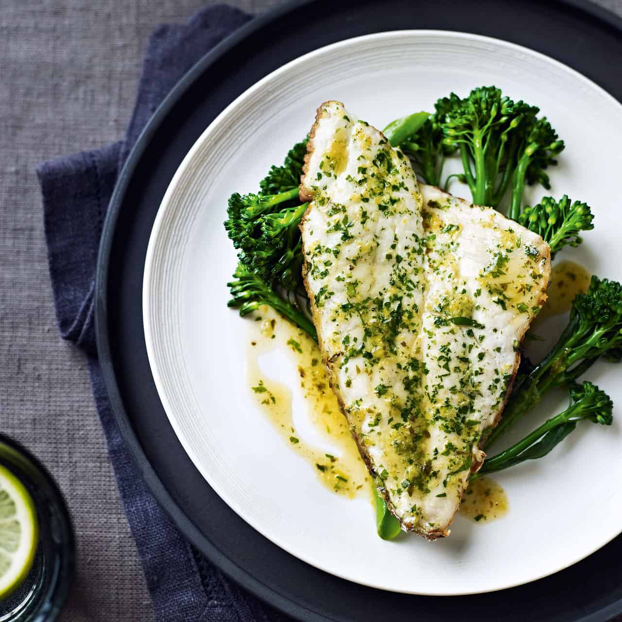 Sea Bream with Lemon and Parsley Recipe Image