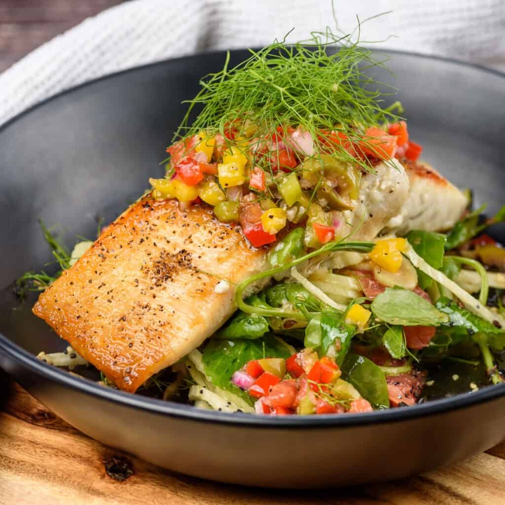 Barramundi with Fennel Salad Recipe Image