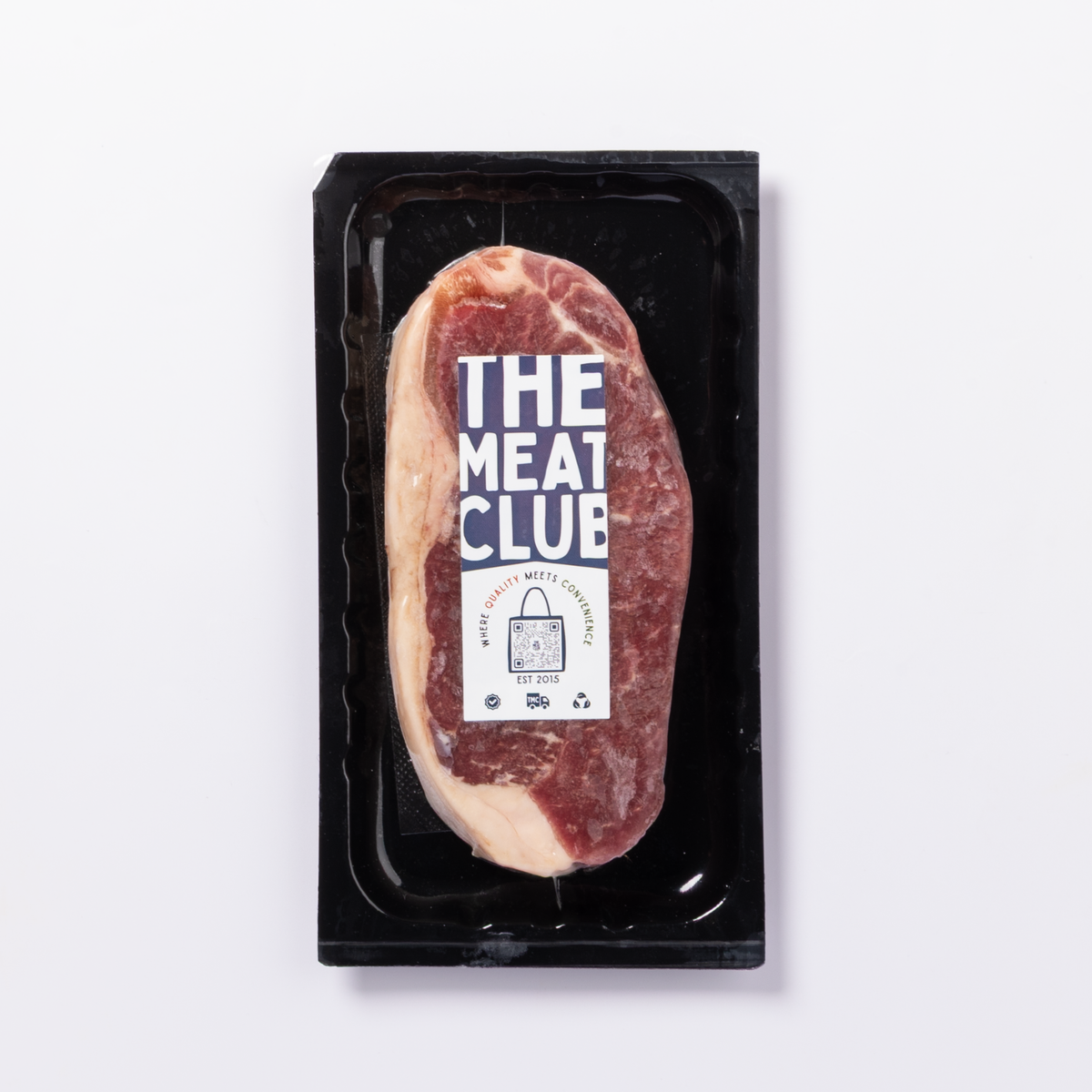 Grass-fed beef sirloin steak Australia 250g, pack front, The Meat Club Singapore