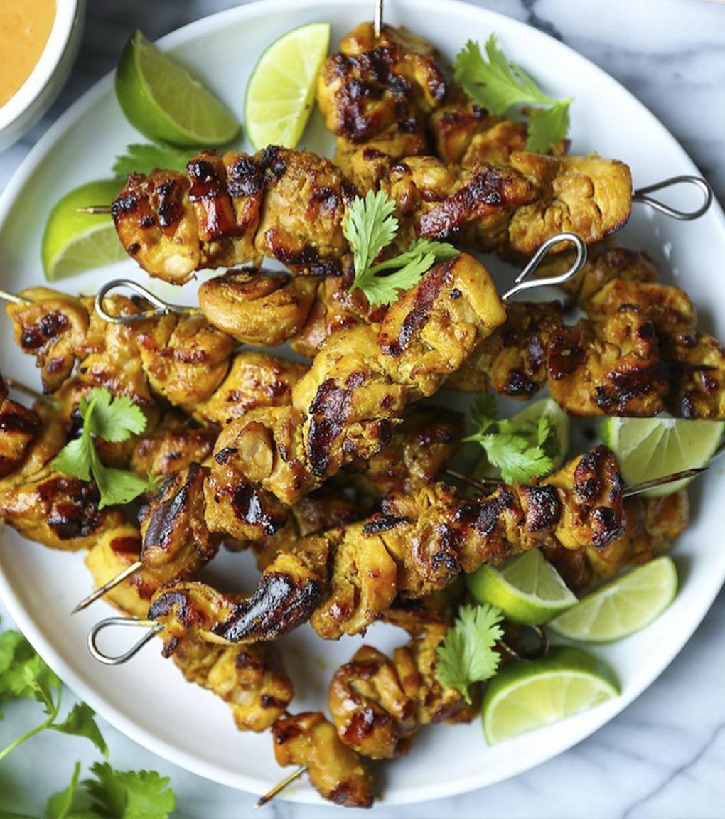 Singapore Chicken Satay Image