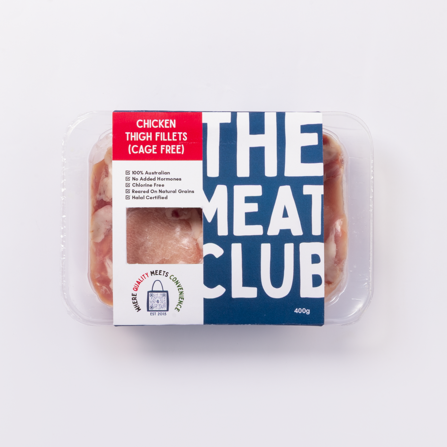 Chicken Thigh Fillets - Cage Free | Australia | 400g | Frozen