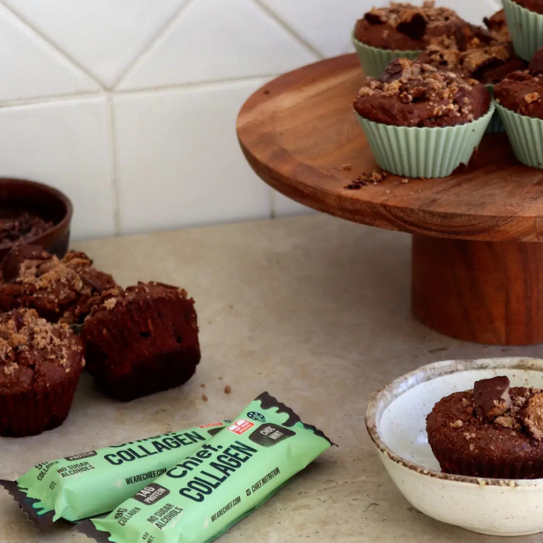 Gluten-Free Choc Mint Muffins Recipe Image
