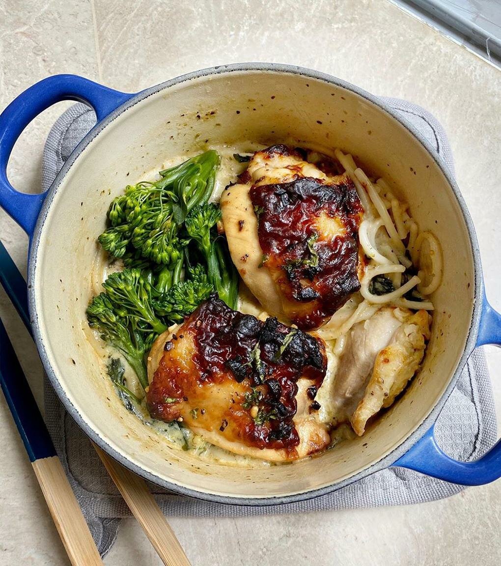 Honey Mustard Chicken Thigh Image