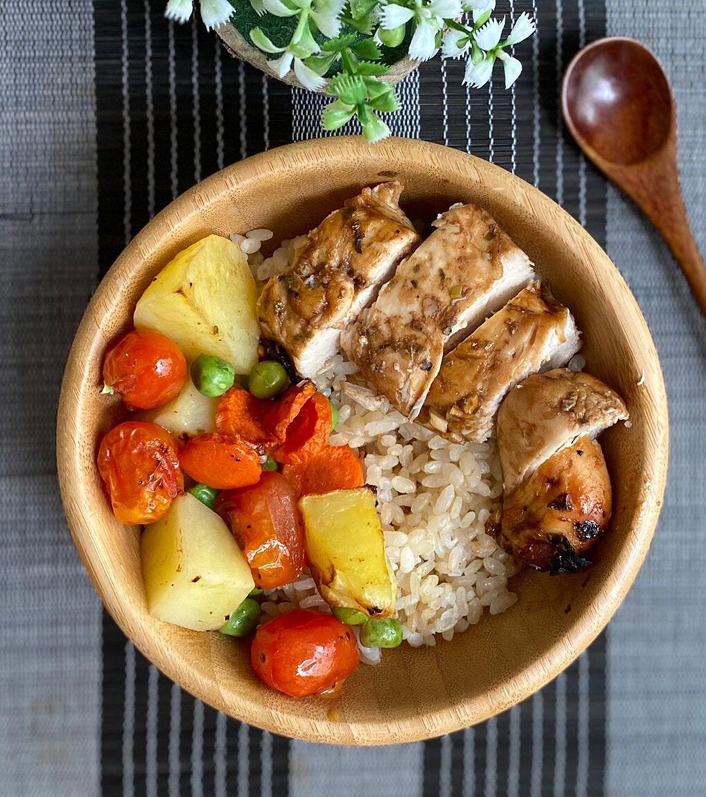 One Tray Honey Balsamic Chicken Image