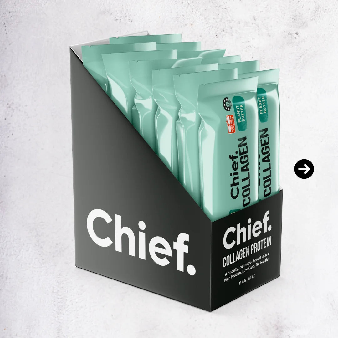 Collagen Protein Bar (Peanut Butter) 12-pack - Australia | 540g