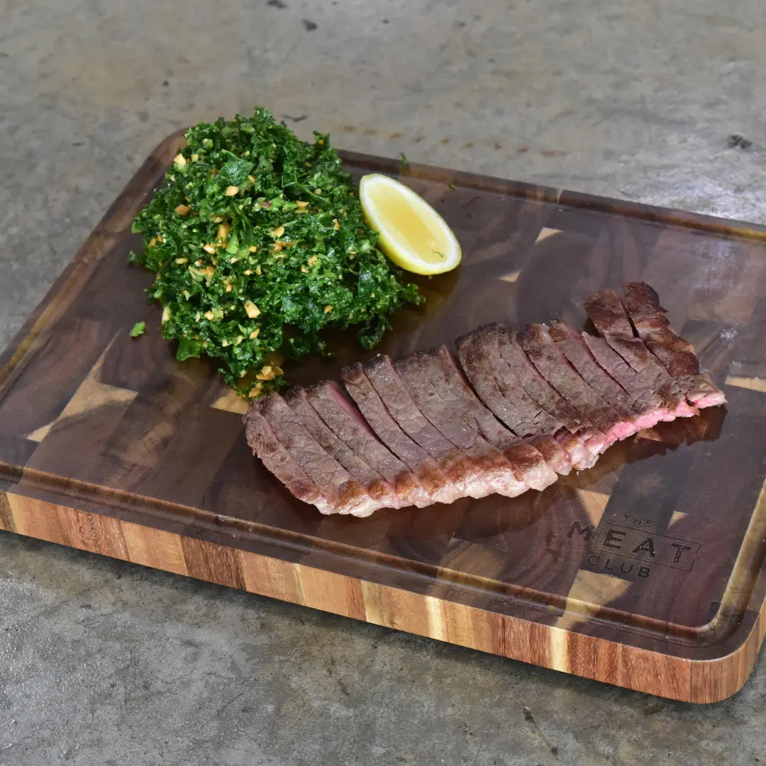 Seared Sirloin Steak & Crisp Kale Salad Image