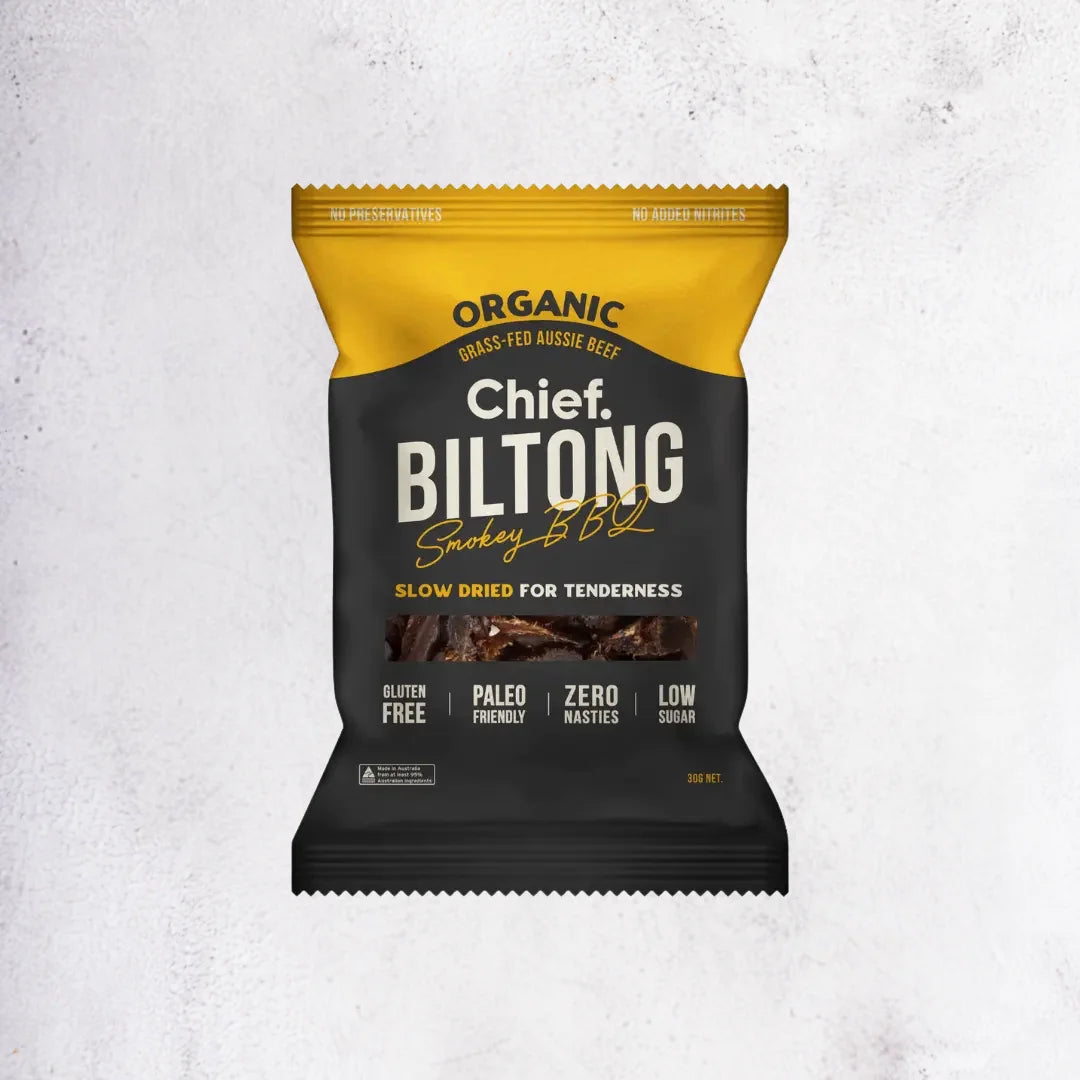 Beef Biltong (Smokey BBQ) - Australia | 30g