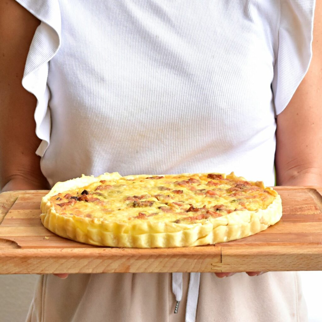 Classic Bacon Quiche Recipe Image