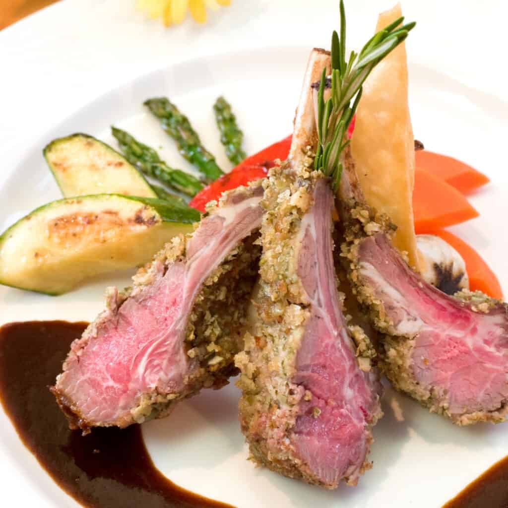 Lemon Myrtle Parmesan Crusted Lamb Cutlets Recipe Image