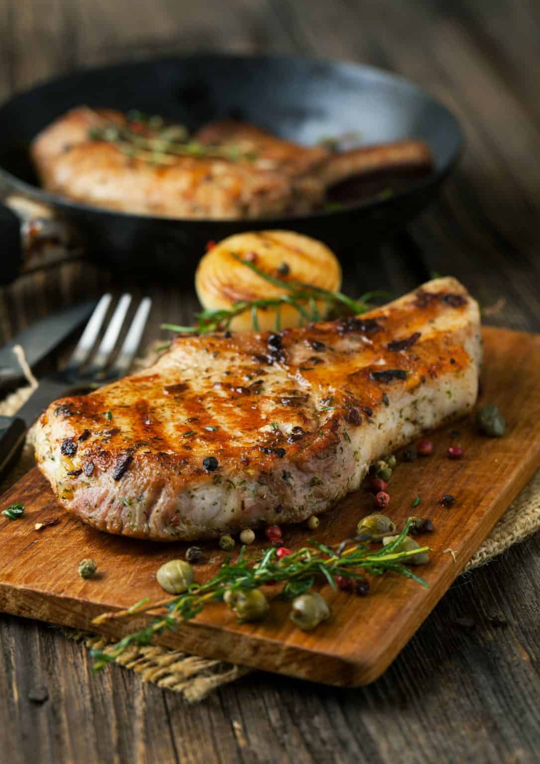 Pan Fried Pork Chops Recipe Image