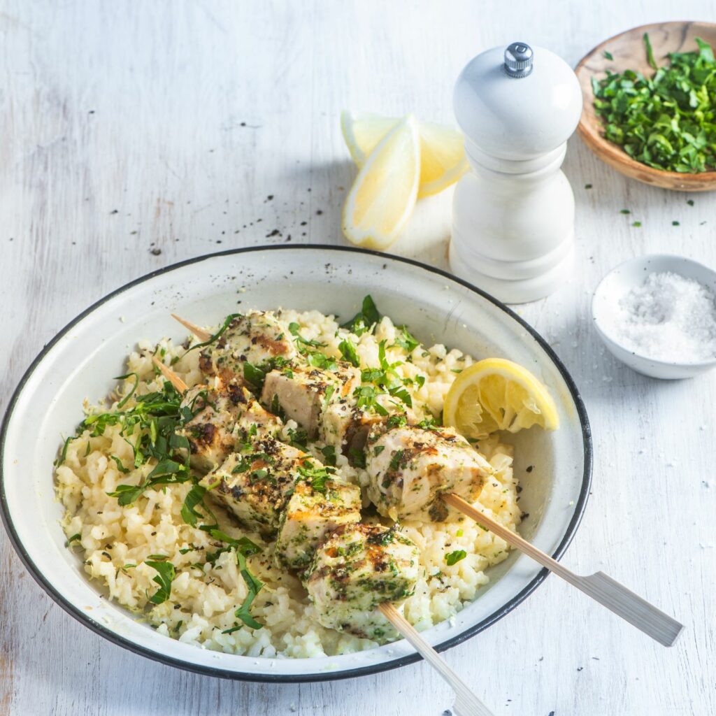 Pesto Chicken with Risotto Image