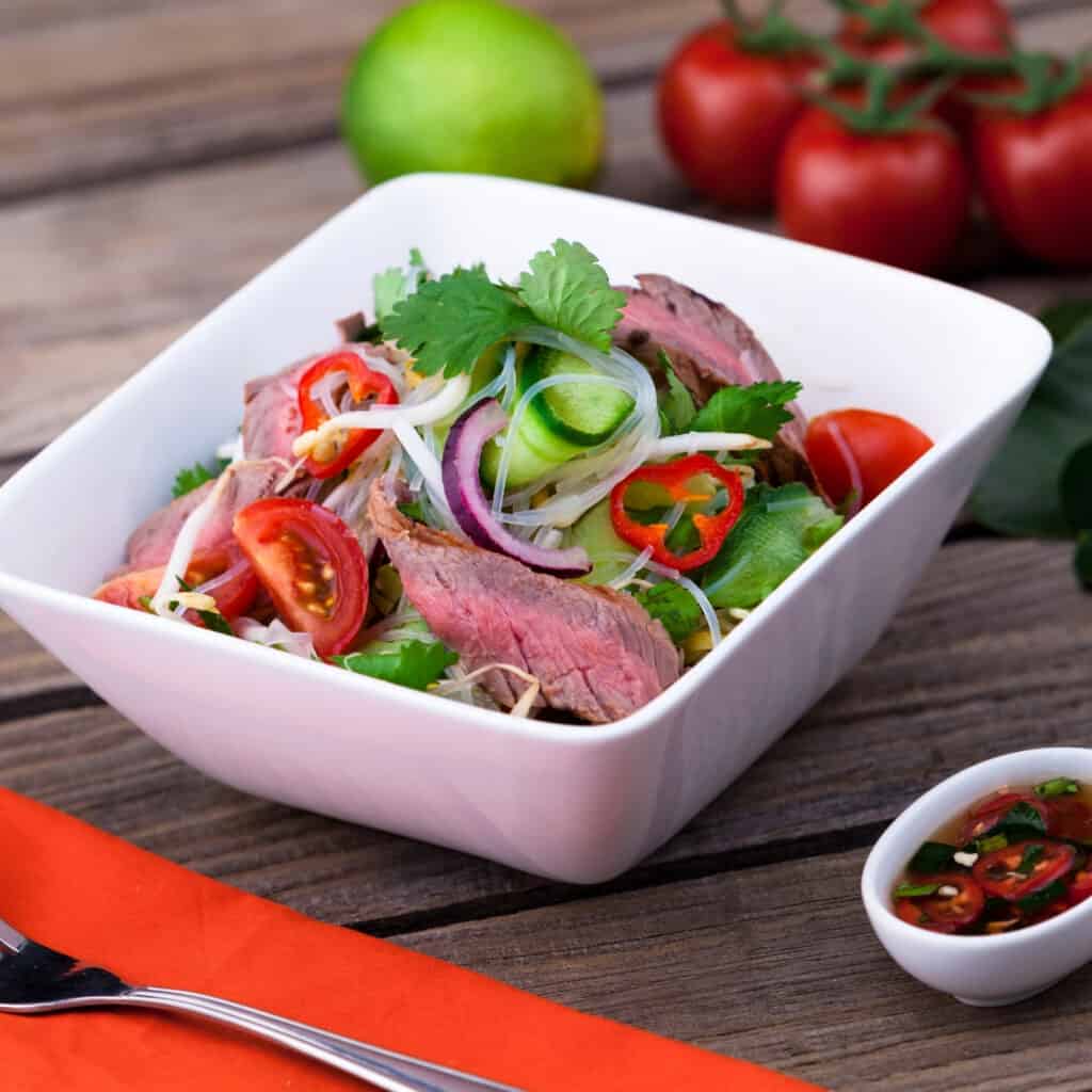 Thai Ribeye Beef Salad Recipe Image