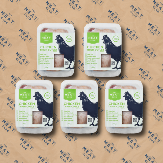 Cage Free Australian Chicken Bone-In Thigh Value Bundle from The Meat Club