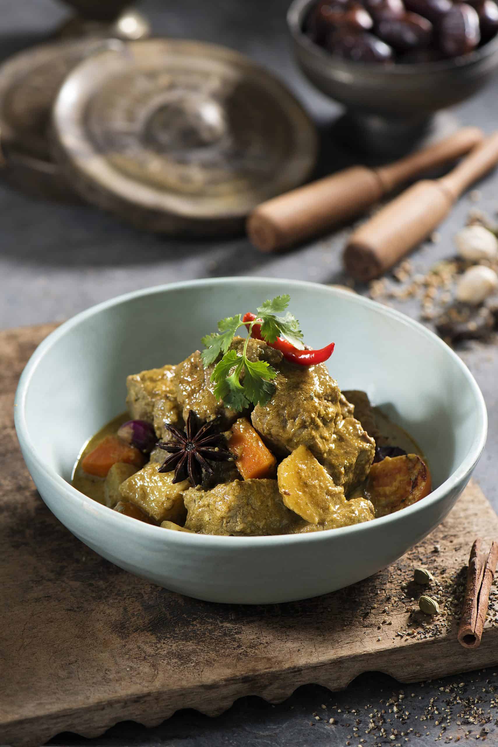 Braised True Aussie beef with Spiced Infused Coconut Milk Image