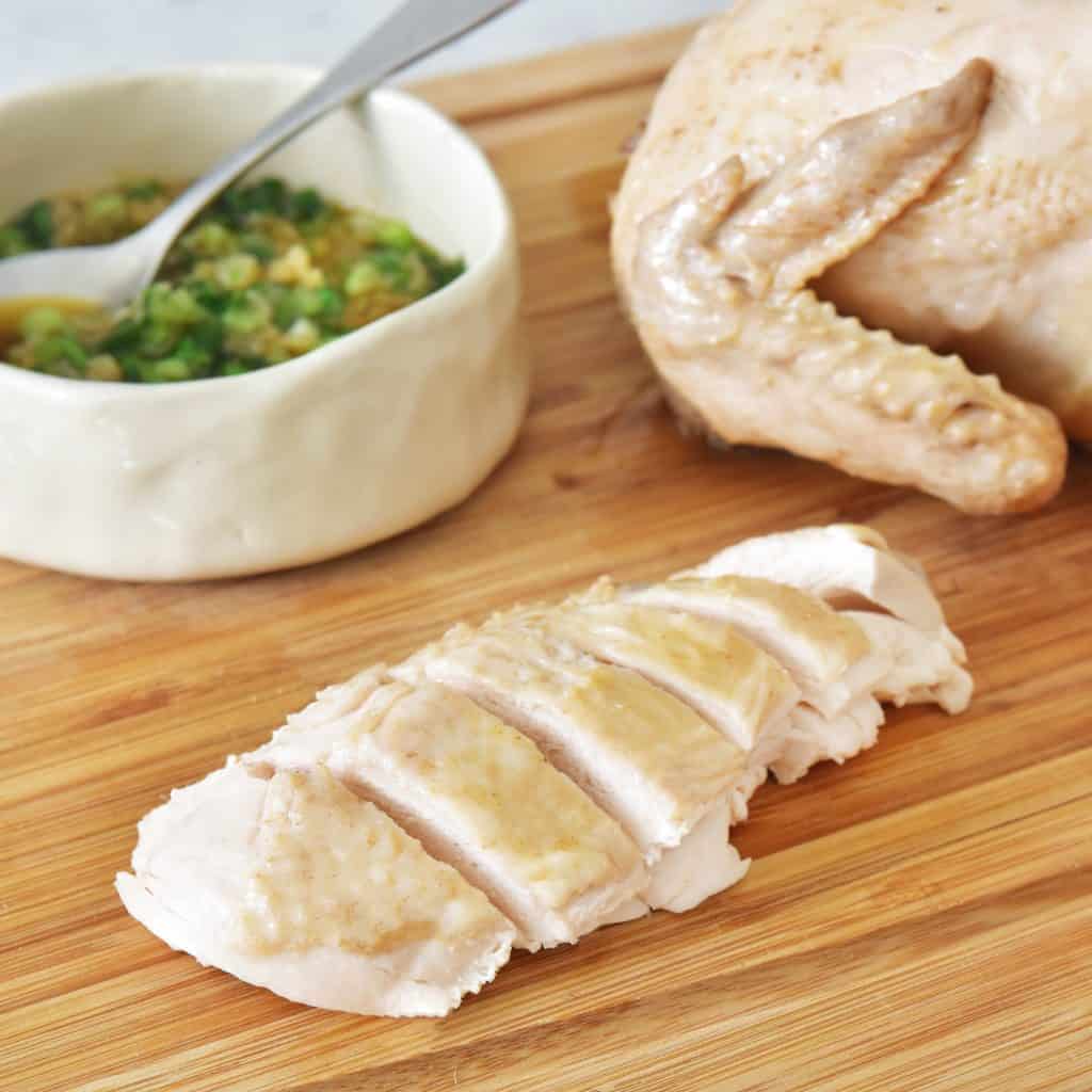 Poached Chicken Cantonese Style Recipe Image