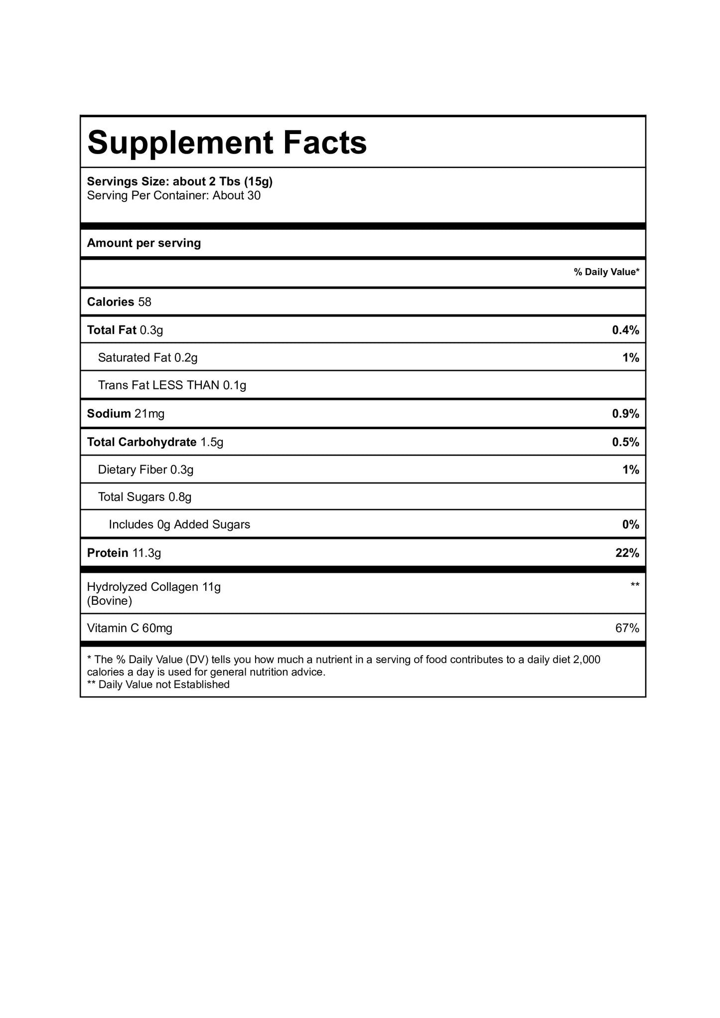 Collagen Protein Powder (Vanilla) - Australia | 450g