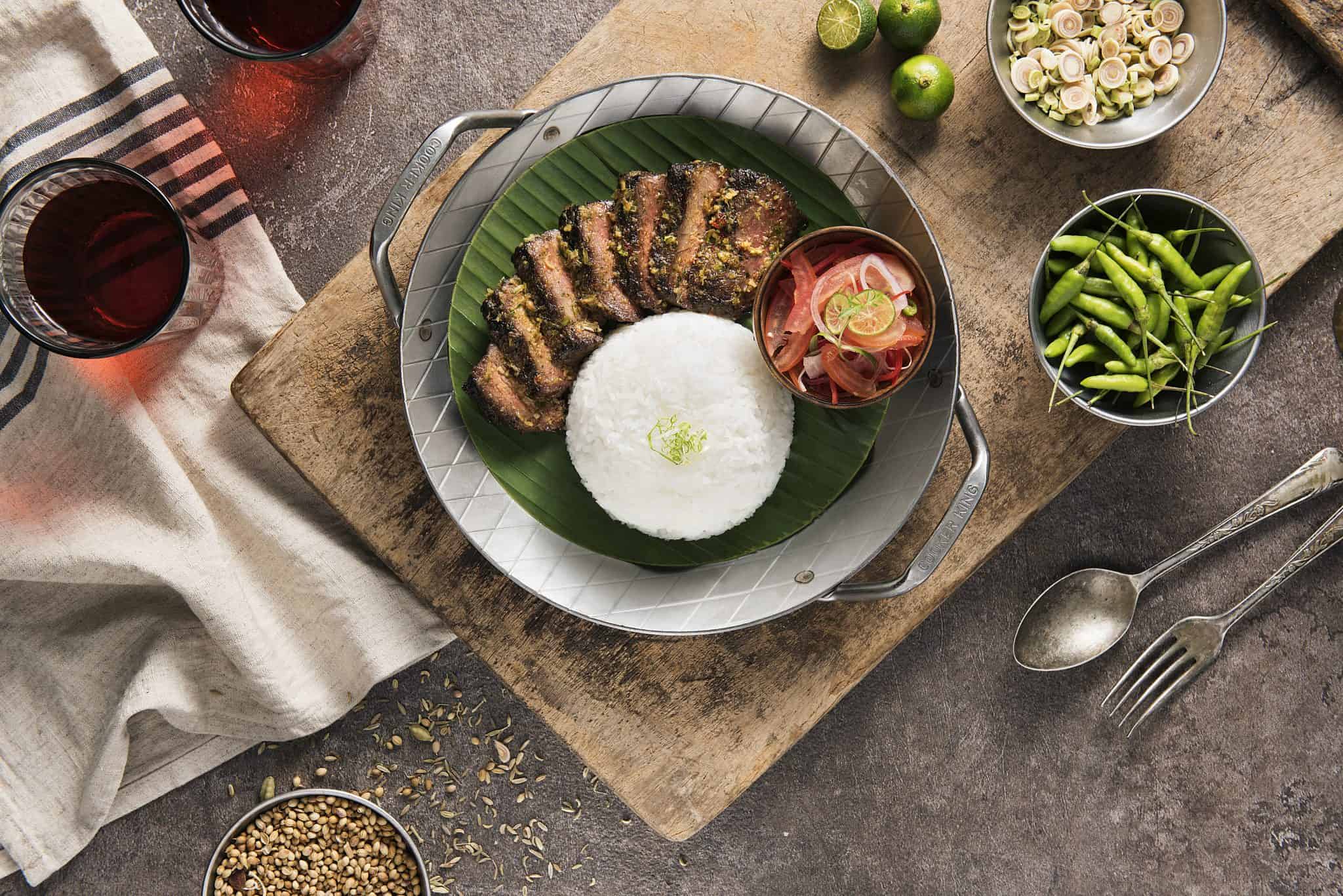 Pan Seared True Aussie Beef with Spices and Relish Recipe Image