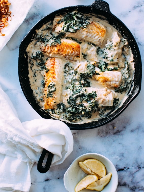 Creamy Pan Seared Salmon Image