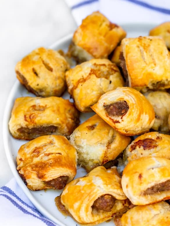 Homemade sausage rolls Image