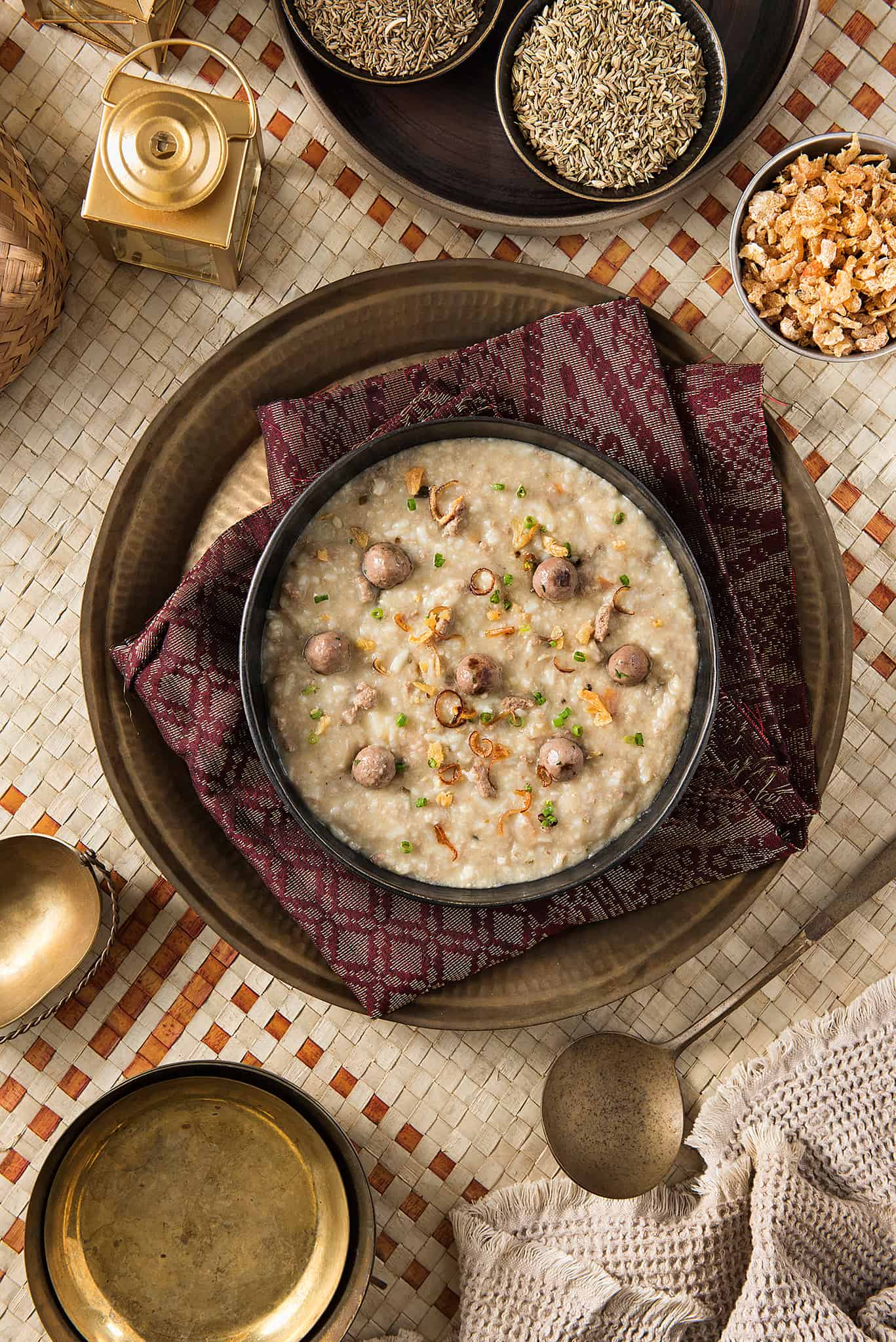 Beef Porridge Infused with Coconut Milk and Spices Image