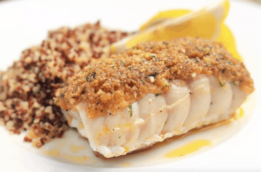 Baked Snapper With Garlic and Herbs Recipe Image