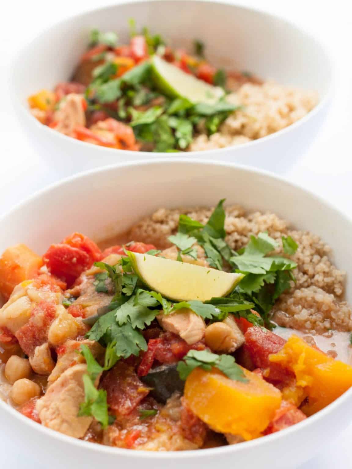 Slow Cooker Chicken Chickpea Curry Recipe Image