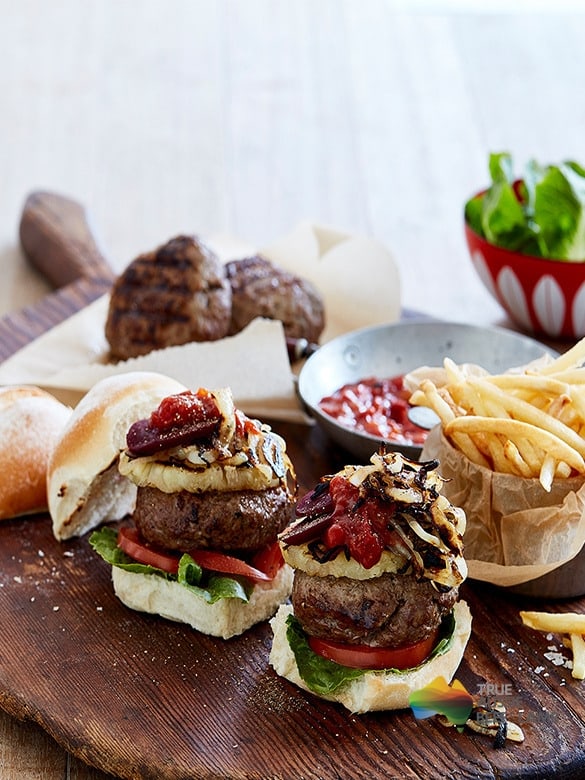 Outback Beef Burgers Recipe Image