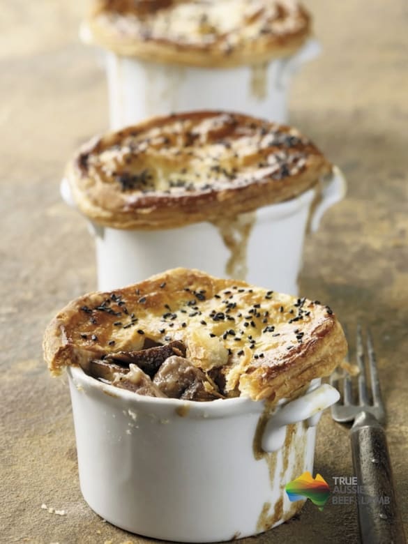 Lamb Mushroom and Beer Pot Pies Image