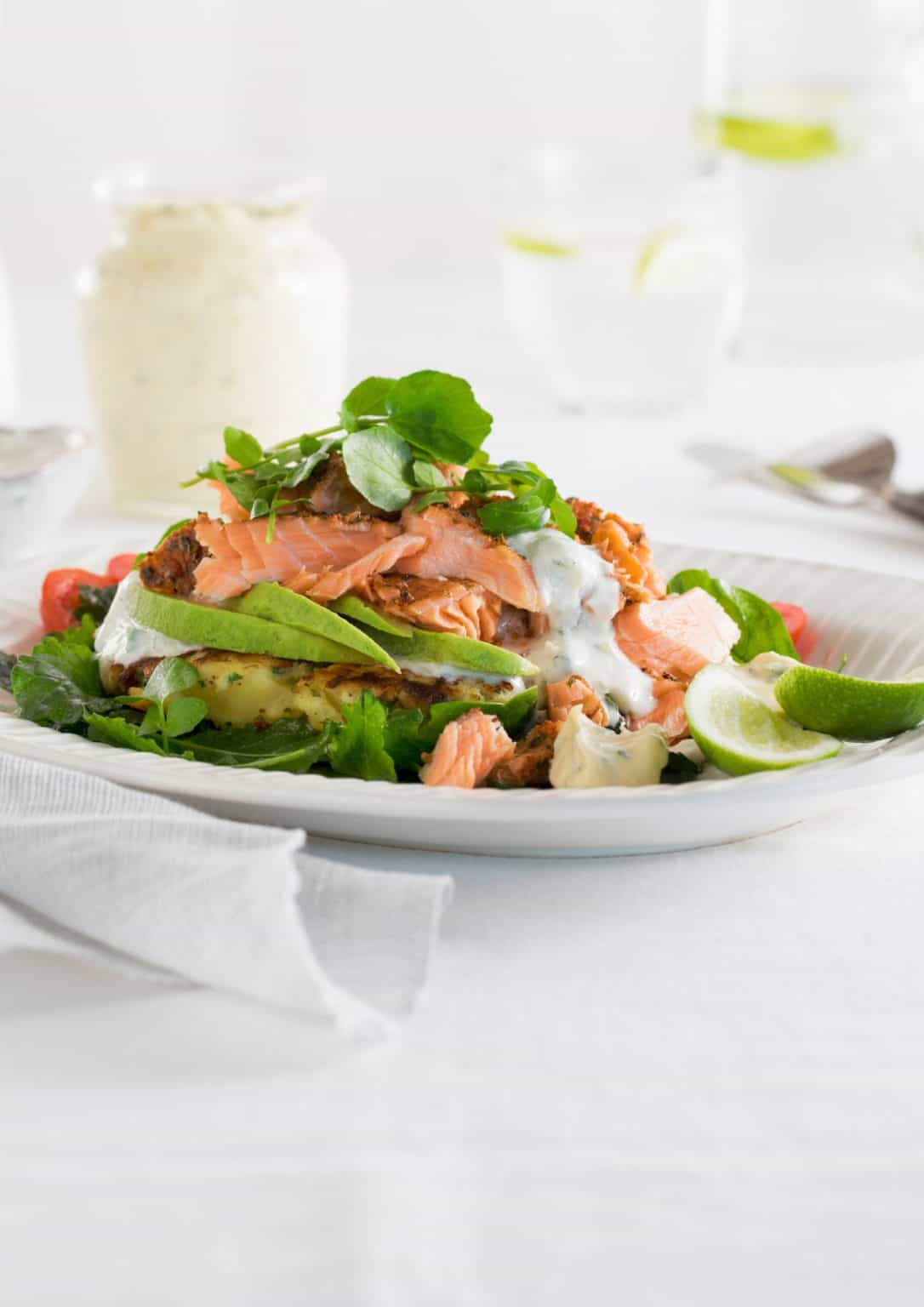 Potato Hash Salmon Salad Image