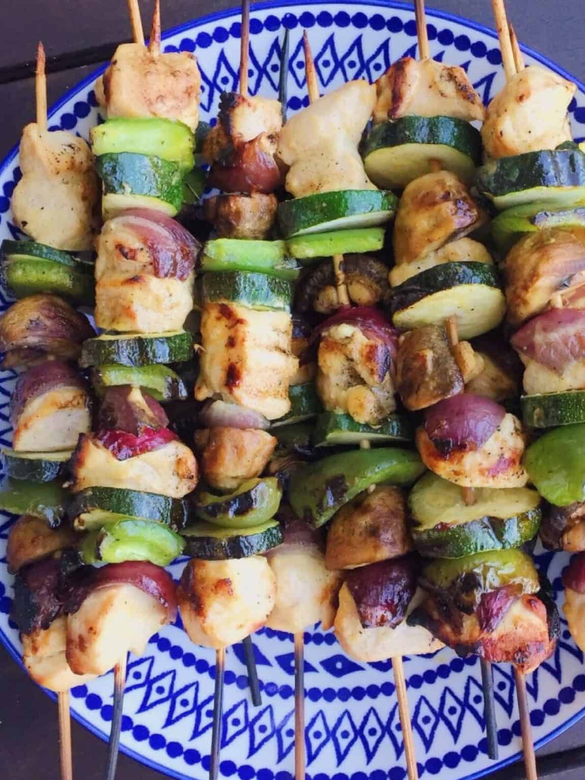 Clean and lean chicken kebabs Image