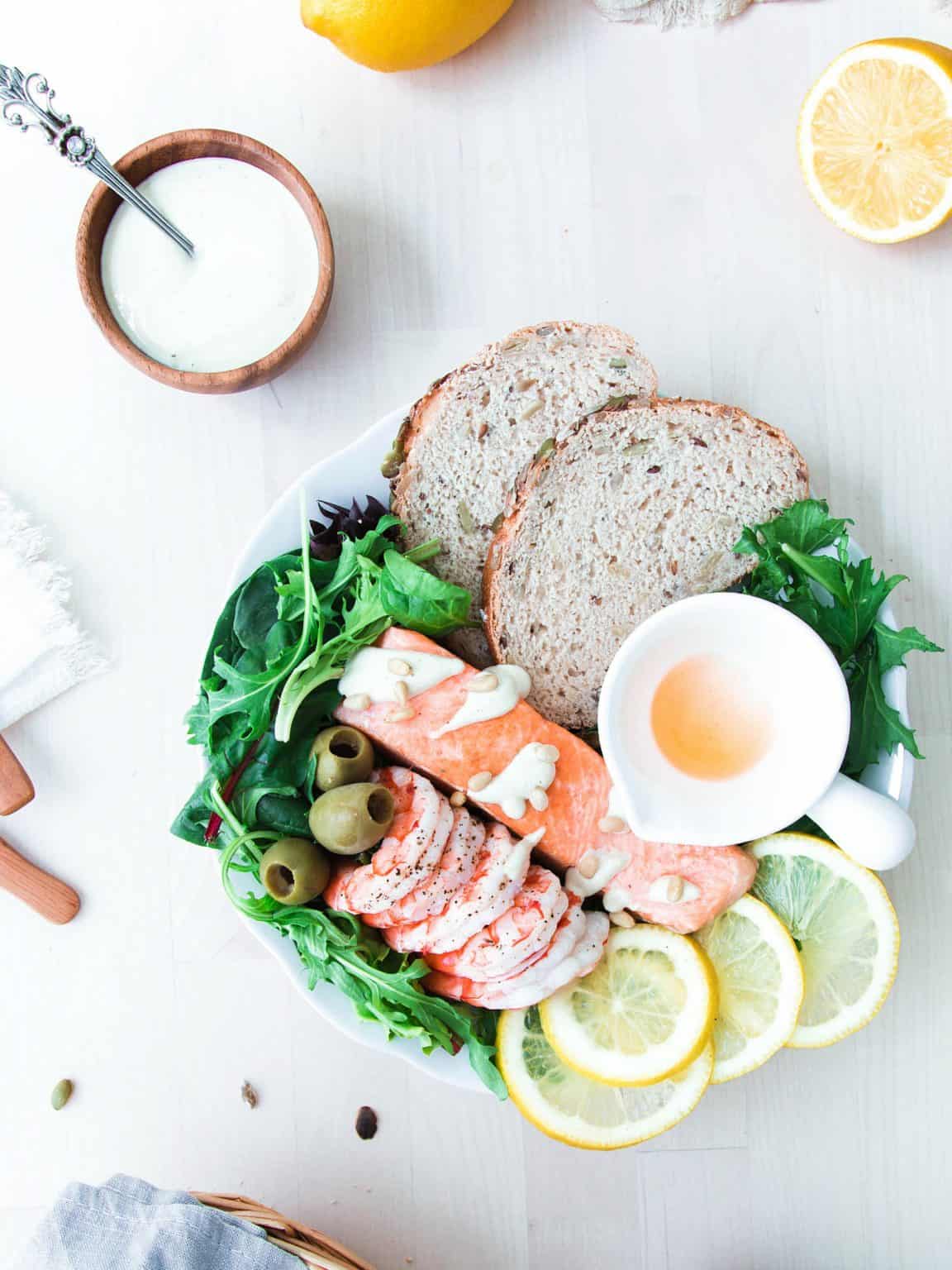 Salmon Seafood Platter Image
