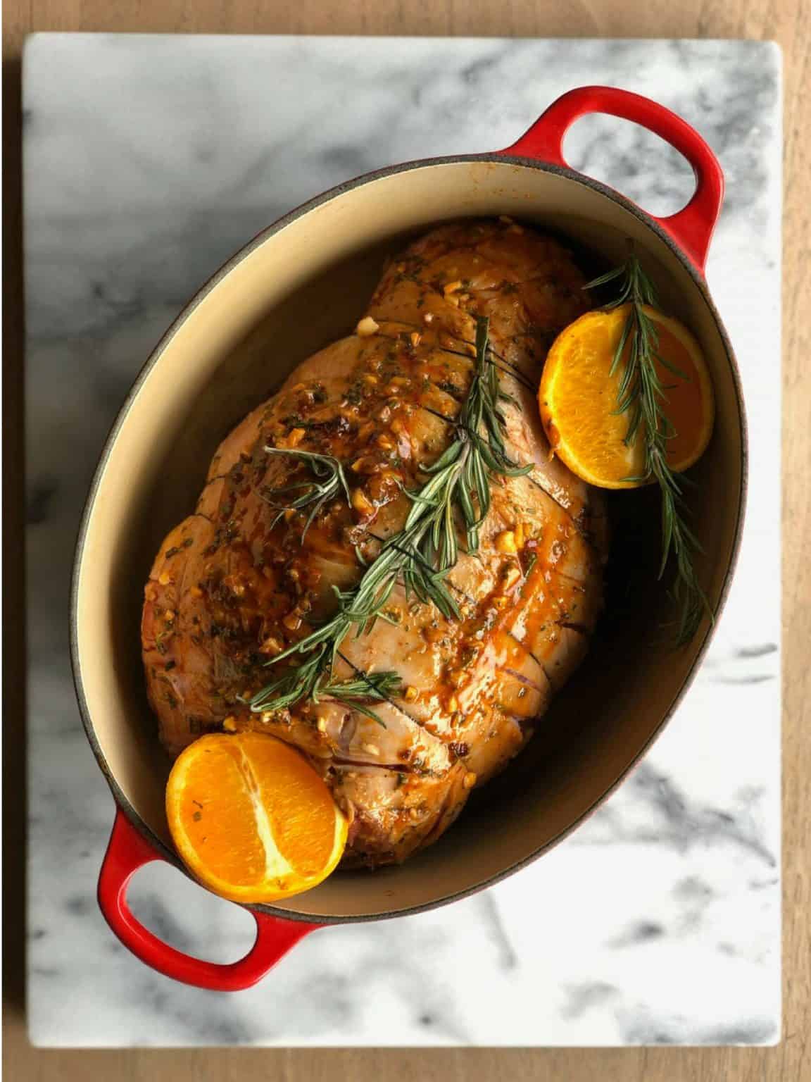 Slow Roasted Lamb Leg Image