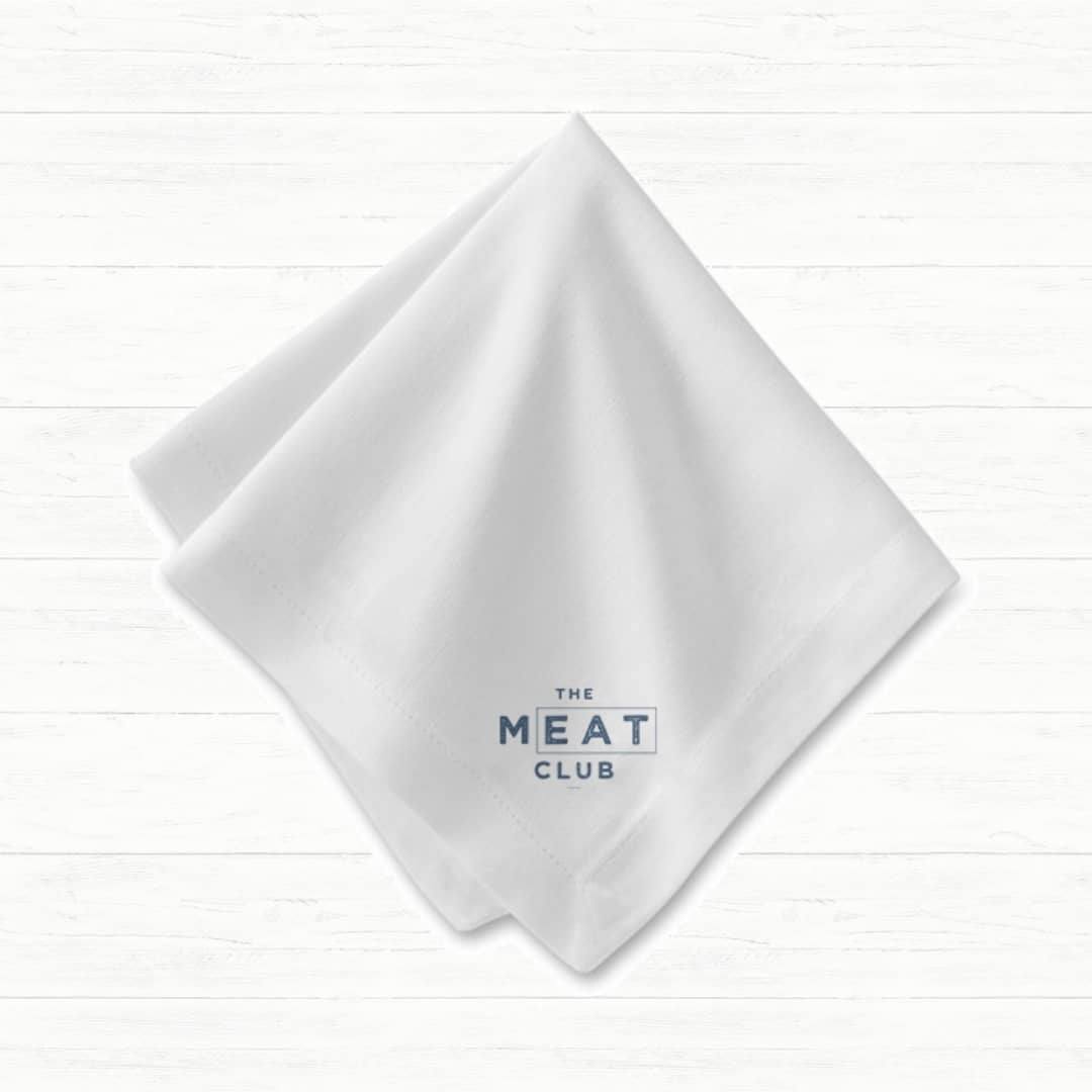 The Meat Club Exclusive Cotton Napkins 4 pack from The Meat Club