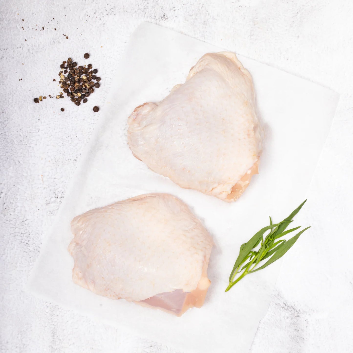 Chicken Thigh Bone-In - Cage Free | Australia | 400g | Frozen