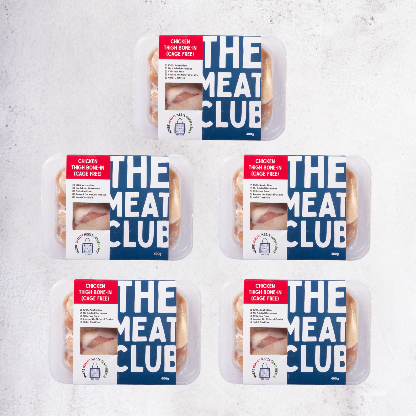 Chicken Thigh Bone-In Bundle - Cage Free | Australia | 2kg | Frozen