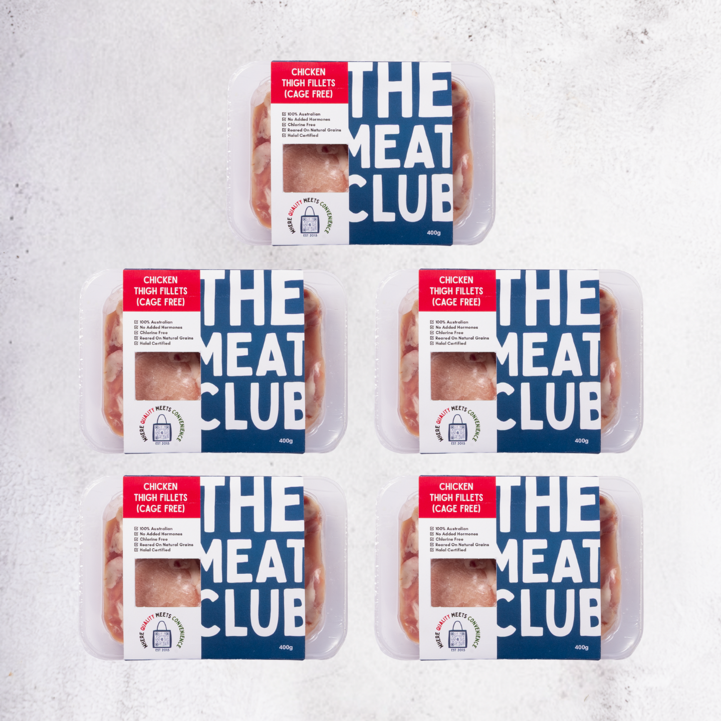 Chicken Thigh Fillets Bundle - Cage Free | Australia | 2kg | Frozen