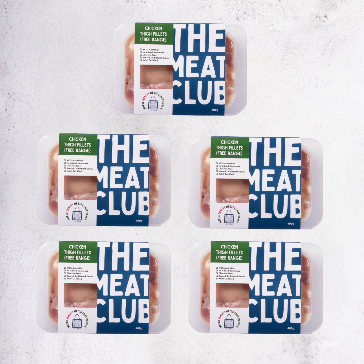 Chicken Thigh Fillets Bundle - Free Range | Australia | 2kg | Frozen