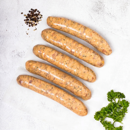 Gluten-free chicken sausage (pumpkin, feta & chives) Australia 500g, The Meat Club Singapore