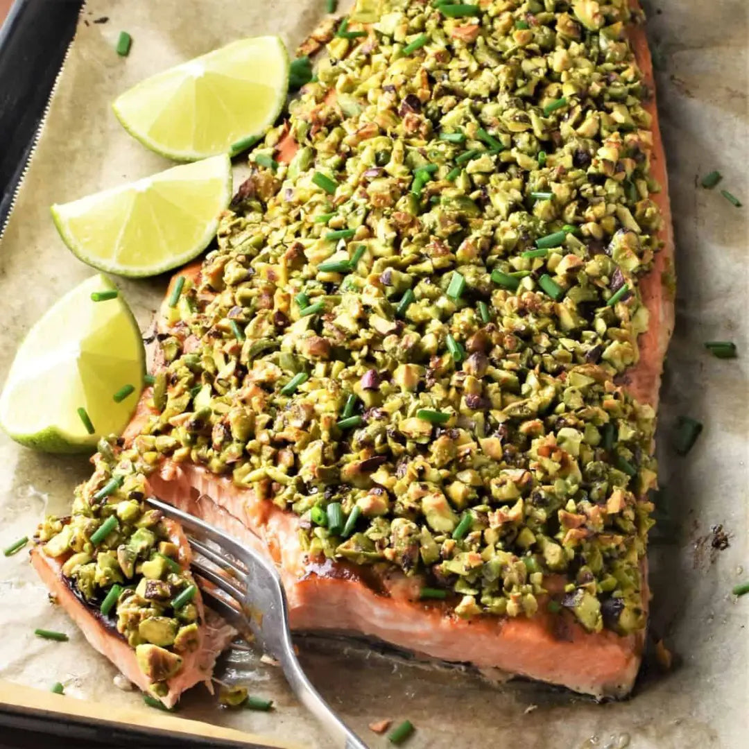 Herb-Crusted New Zealand King Salmon Recipe Image