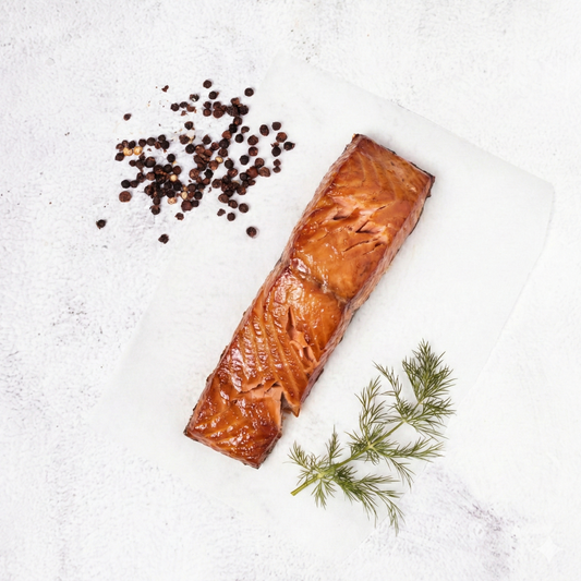 Hot Smoked King Salmon - NZ | 130g | Frozen