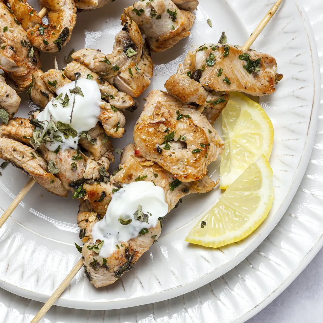 Juicy Lemon Herb Chicken Skewers Image