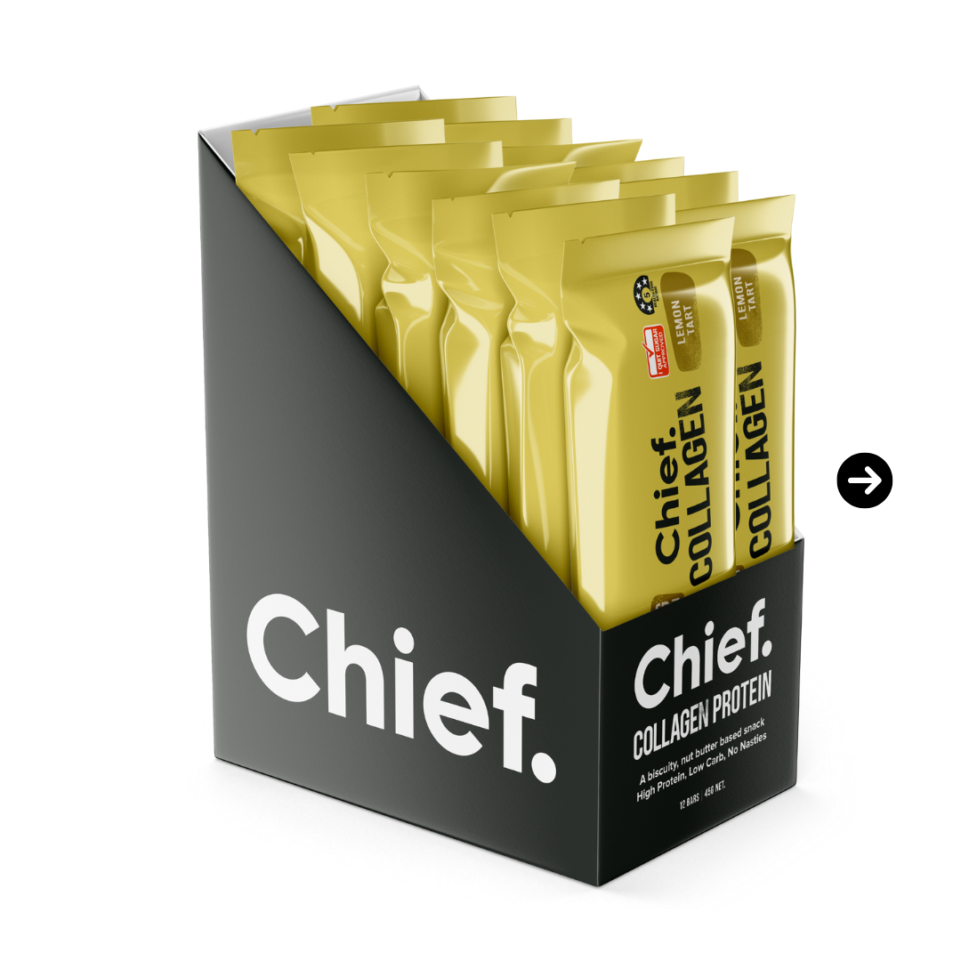 Chief Collagen Protein Lemon Tart Bar (12 bars)