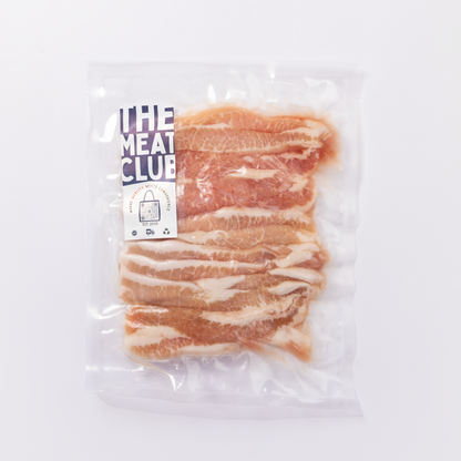 Free-range pork jowl yakiniku Australia 200g, pack front, The Meat Club Singapore