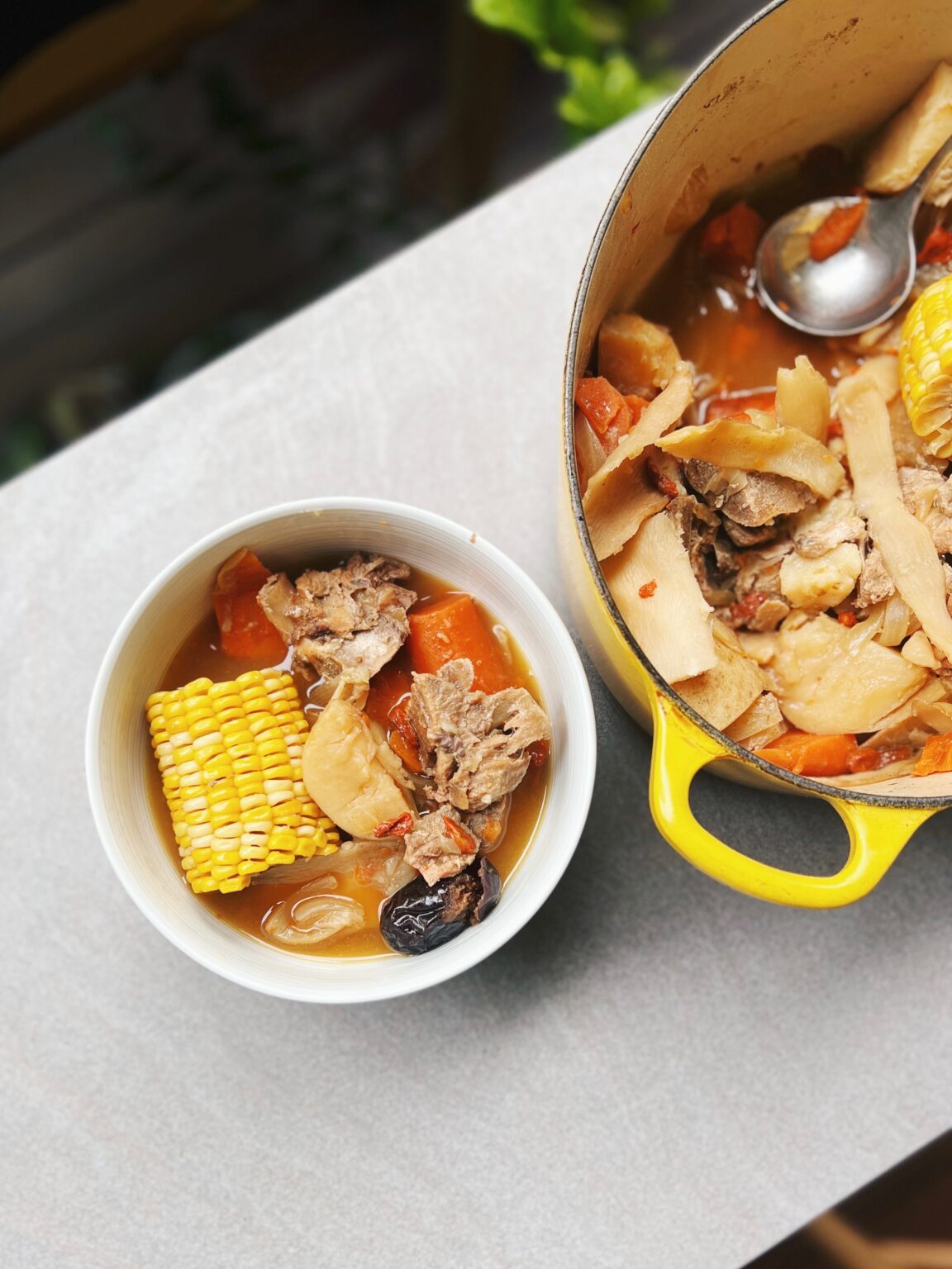 Nourishing Pork Ribs and Corn Soup Image