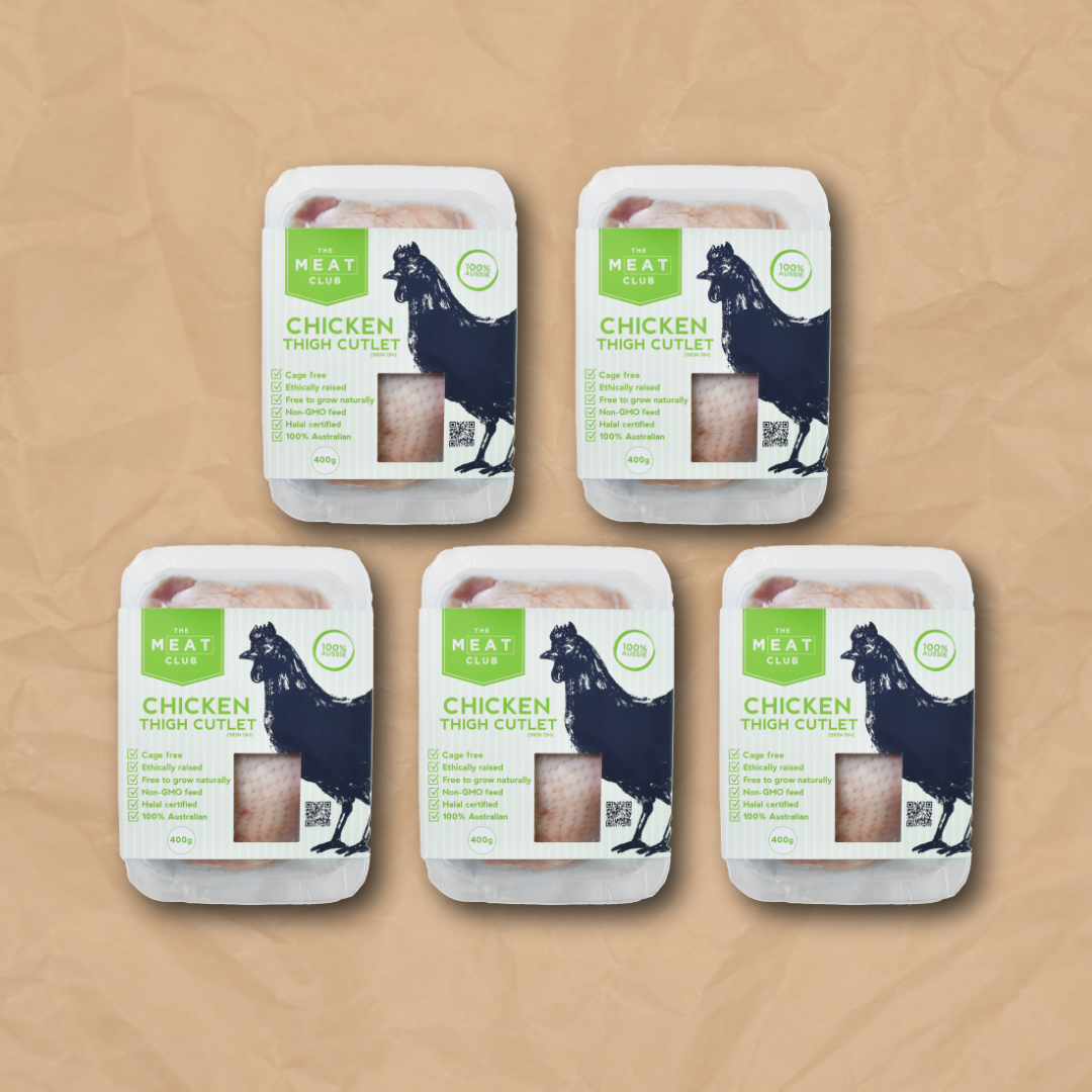 Chicken Thigh Bone-In Bundle - Cage Free | Australia | 2kg | Frozen
