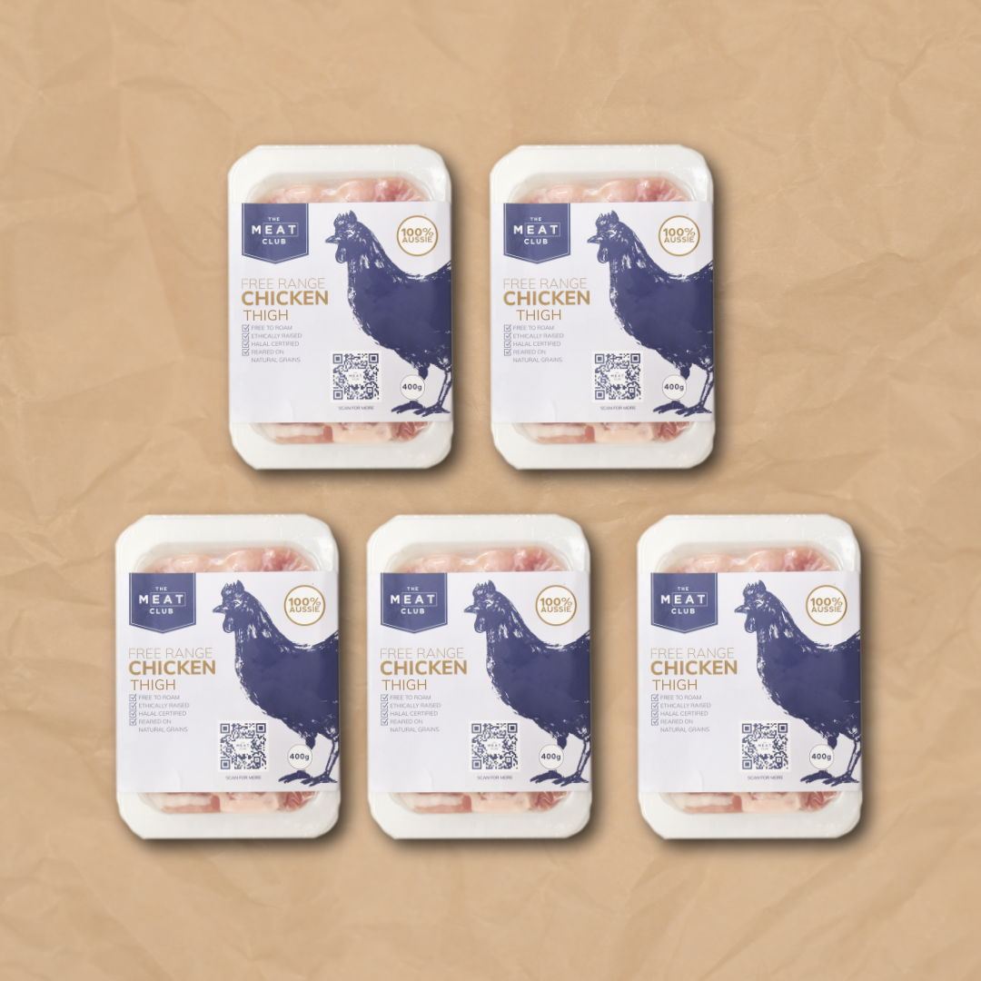 Chicken Thigh Fillets Bundle - Free Range | Australia | 2kg | Frozen