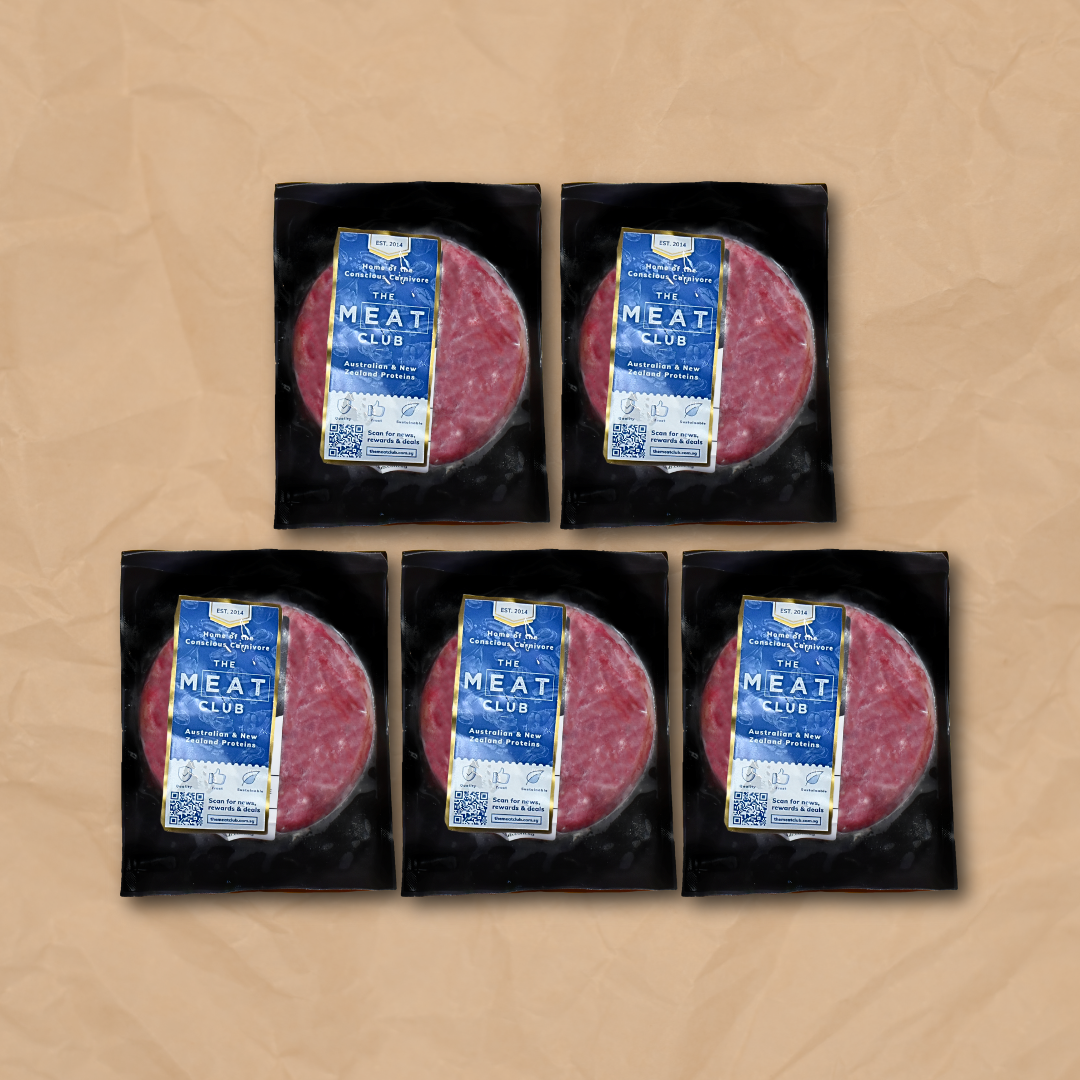 Beef Burger Patty Bundle - Grass Fed | Australia | 750g | Frozen