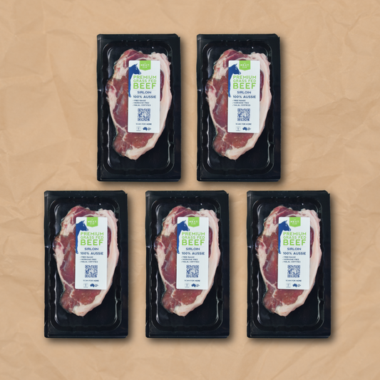 Beef Sirloin Bundle - Grass Fed | Australia | 1.25kg | Frozen