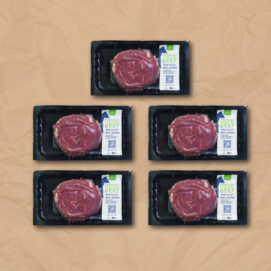 Beef Eye Fillet Bundle - Grass Fed | Australia | 1kg | Frozen