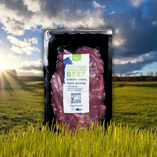 Grass Fed Australian Beef Stir Fry Strips from The Meat Club